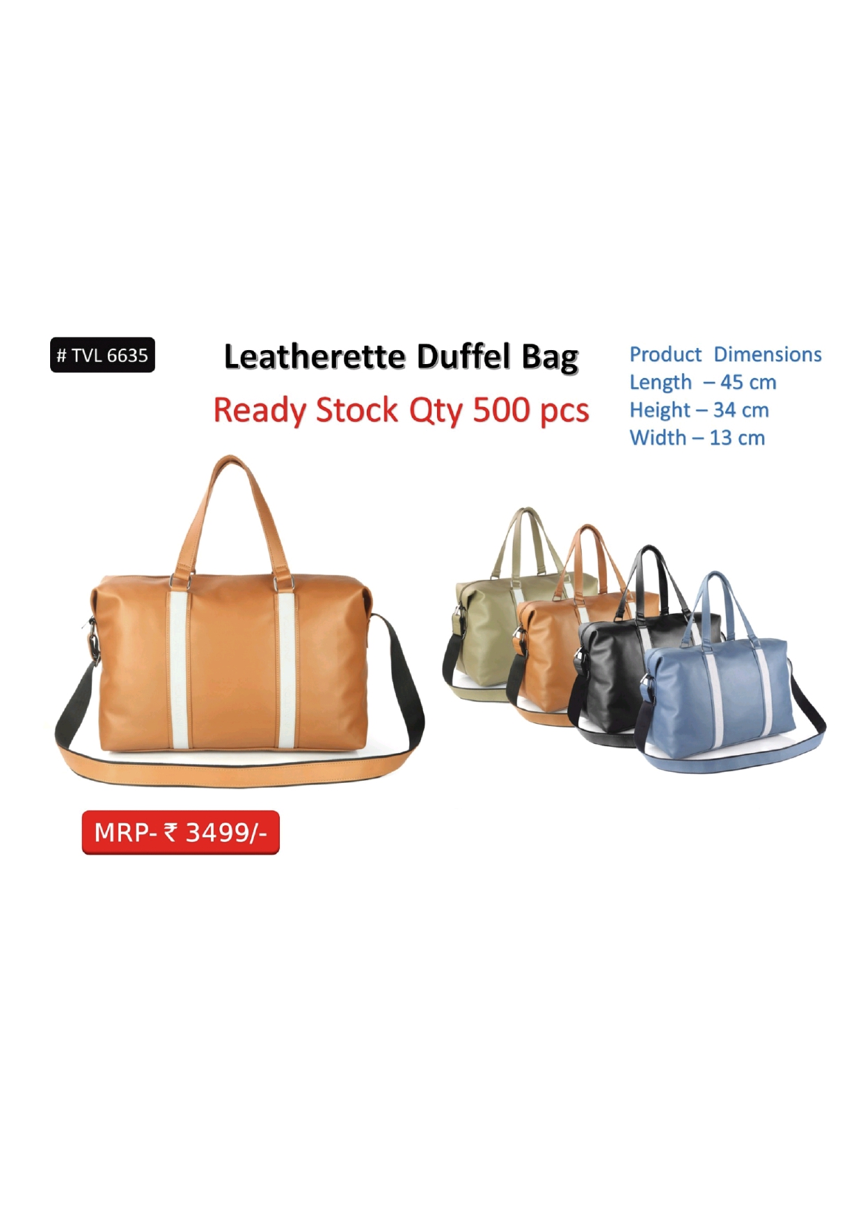 Nautica leathertte duffel bag